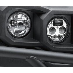 LED head light with switch