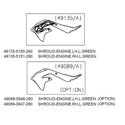 Kühlerspoiler grün (Mit oder ohne Graphics)