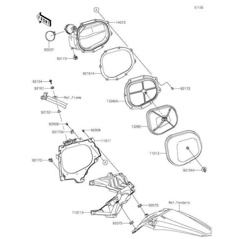 CASE-AIR FILTER,FR,L.GREE