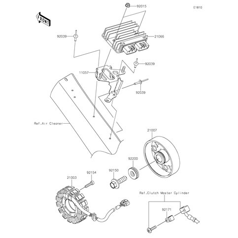 BRACKET,REGULATOR