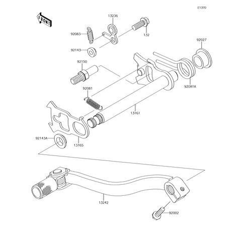 LEVER-ASSY-CHANGE,PEDAL