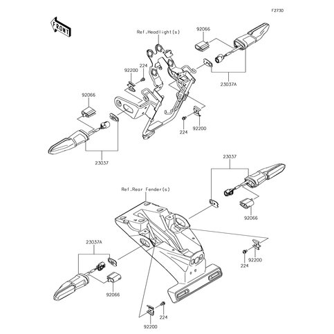 LAMP-ASSY-SIGNAL,LED,FR/L