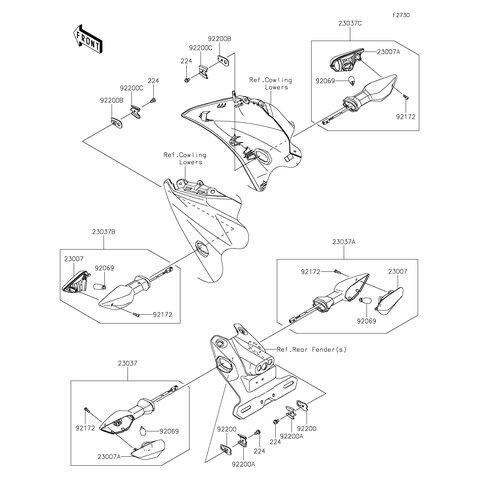 LAMP-ASSY-SIGNAL,RR,LH