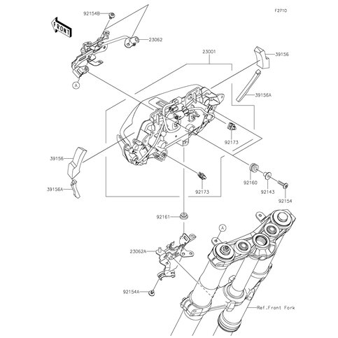 BRACKET-COMP,HEAD LAMP,LWR