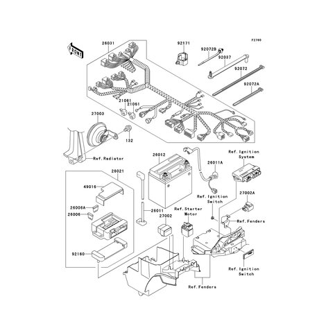 BATTERY,FTX14-BS,12V 12AH
