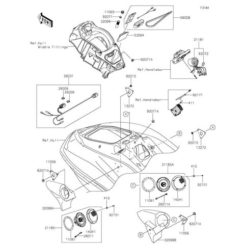 CASE,SPEAKER,LH,EBONY