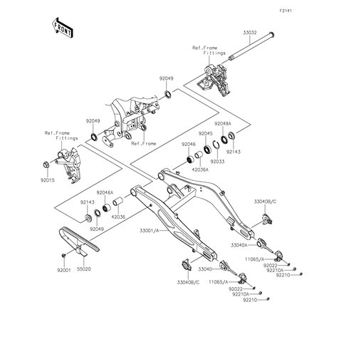 ADJUSTER-CHAIN,OUTER,BLAC