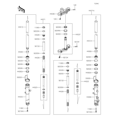 SPRING-FRONT FORK