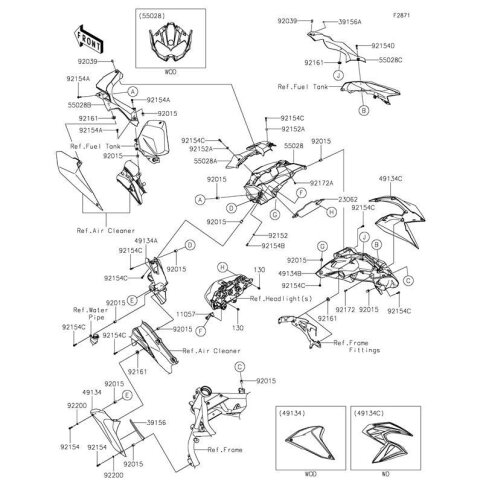 SHROUD,OUTER,RH,M.D.BLACK