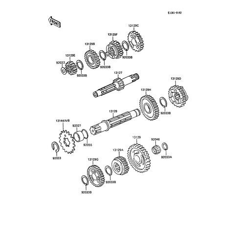 GEAR,OUTPUT 3RD,26T