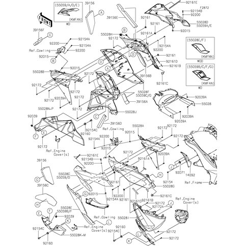 COWLING,UPP,SIDE,RH,M.D.B