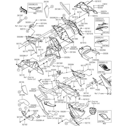 COWLING,SIDE,LH,M.D.BLACK