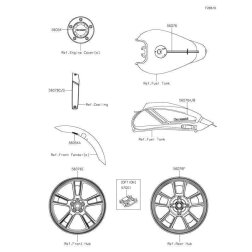PATTERN,FR WHEEL,GREEN,6X