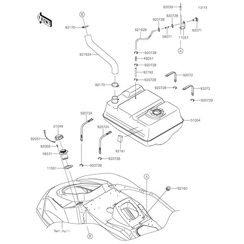 TUBE,FUEL TANK-FILLER