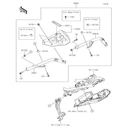 TOPCASE BRACKET 650 17->