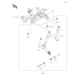 CENTER STAND KLE300CHF