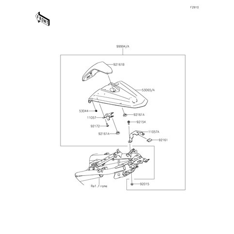 KIT,SINGLE SEAT COVER,MBL