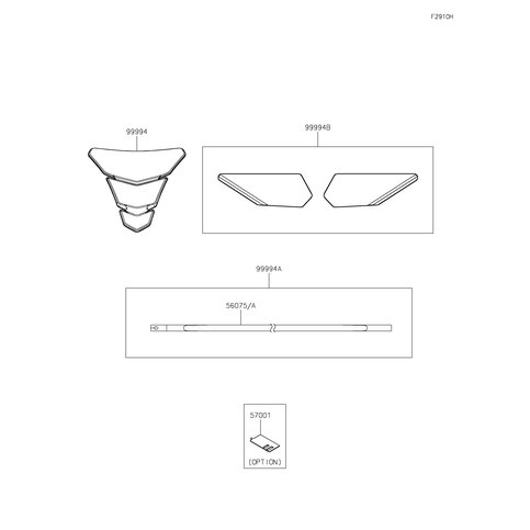 KIT-ACCESSORY,TANK PAD