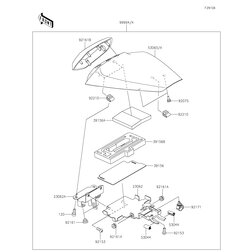 PILLION SEAT COVER,L.GREE