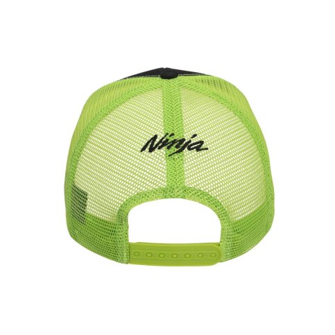 Kawasaki Sports Cap Base Cap - Schwarz Graue Baseballmütze, Größe Verstellbar