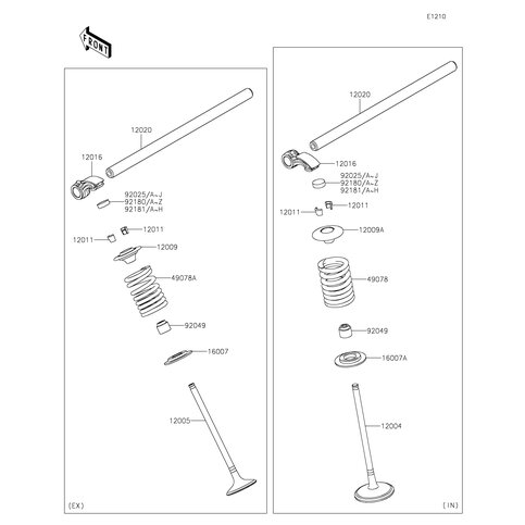 RETAINER-VALVE SPRING