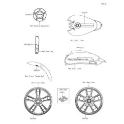 PATTERN,FR WHEEL,GOLD,6X1496