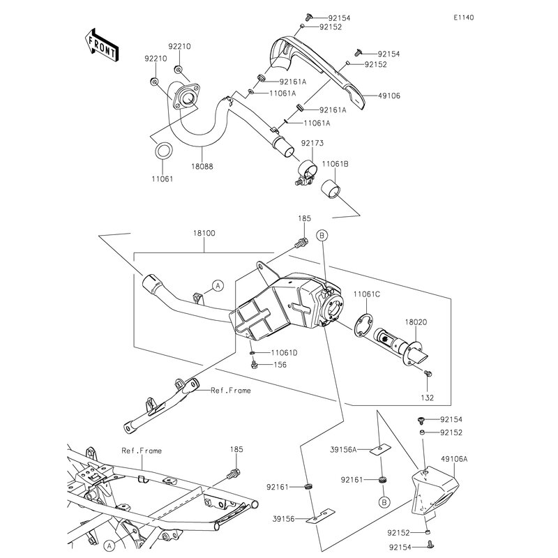 DAMPER [921612110] Kawasaki online shop
