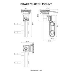 QUAD LOCK Brems-/Kupplungs-Hauptzylinder Telefonhalterung