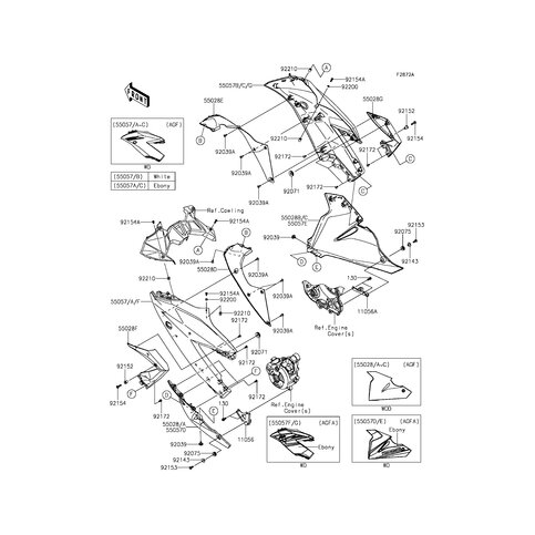 VERKLEIDUNG RE HI,EBONY