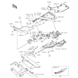 PAD,TAIL COVER,FR,LH