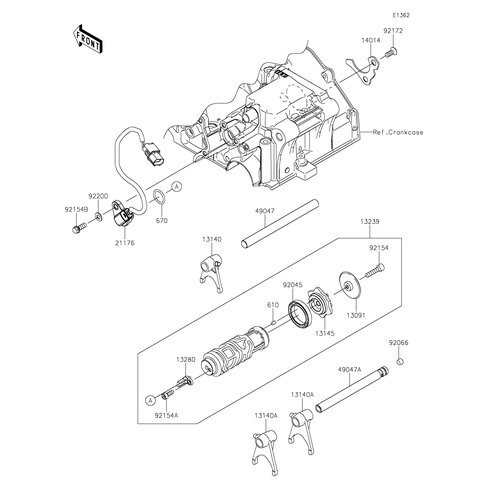 HOLDER,GEAR POSITION SENS