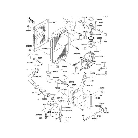 HOSE-COOLING,HEAD,RR-