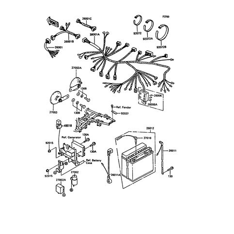 SCHALTER BATTERIE L=2