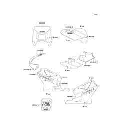 PATTERN,LWR COWLING,L