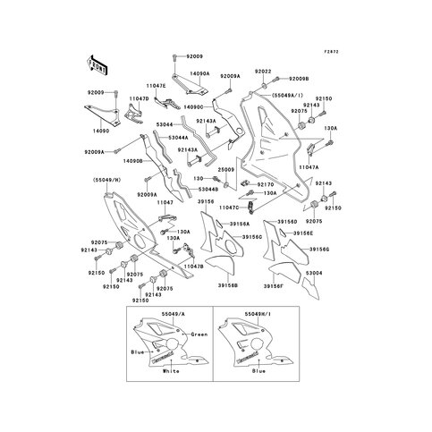 PAD,LWR COWLING,LH