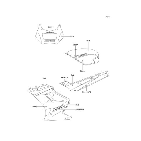PATTERN,LWR COWLING,LH