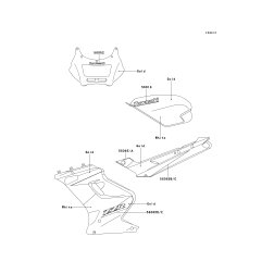 PATTERN,LWR COWLING,L