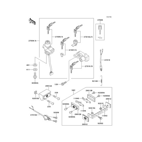 FEDER BREMSLICHTSCHAL