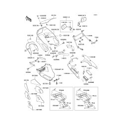 PAD,UPP COWLING,LWR,L