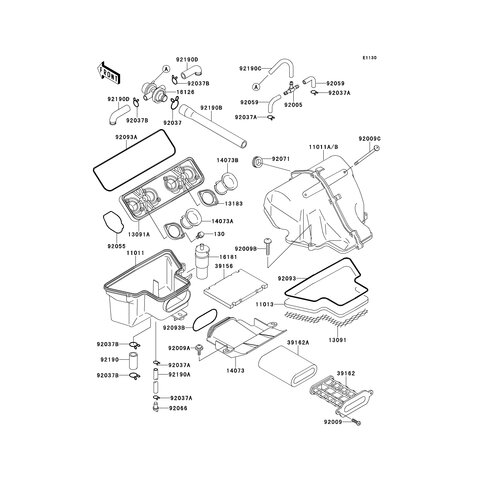 TUBE,VALVE-AIR FILTER