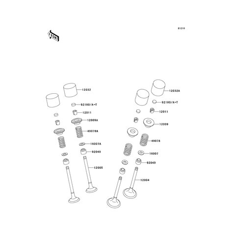 RETAINER-VALVE SPRING