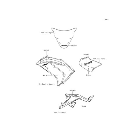 MARK,SIDE COWL.,ER-6F