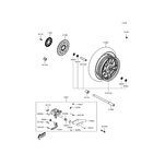 WHEEL-ASSY,FR,M.BLACK - 41073-Y005-931 Kawasaki Ersatzteile - kawa-sh
