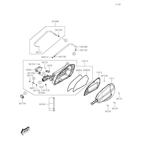 TUBE,CANISTER-AIR CLEANER