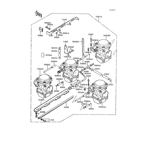 CARBURETOR,LH,INSIDE