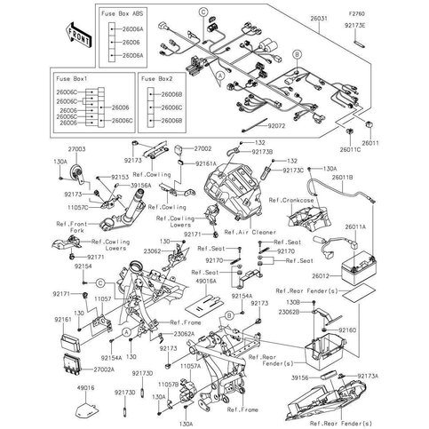 BRACKET,VEHICLE DOWN SENS