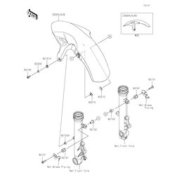 FENDER-FRONT,P.F.S.WHITE