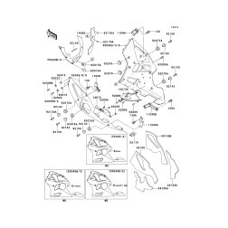 PAD,LWR COWLING,RH,RR