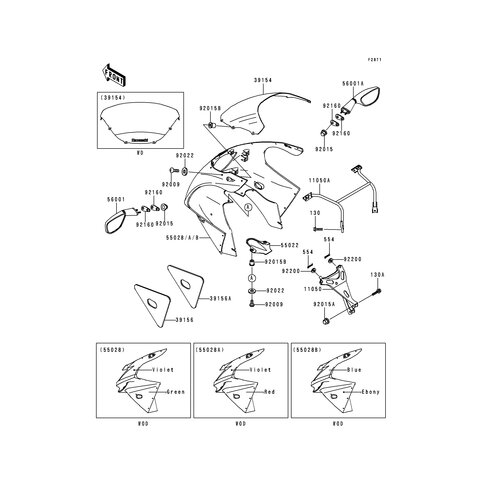 VERKLEIDUNG OBEN, GRÜ