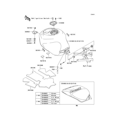 PAD,FUEL TANK,RH